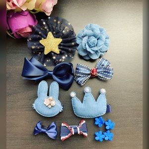 Baby girl hair clips set